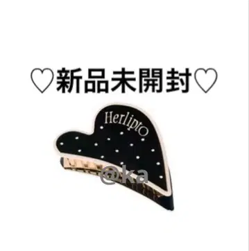 미개봉 새상품 Bicolor Heart Twinkle 헤어 클립