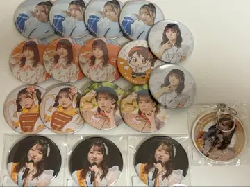 DIALOGUE+ 캔뱃지 17개 + 아크릴 키링 타카무라 아야카