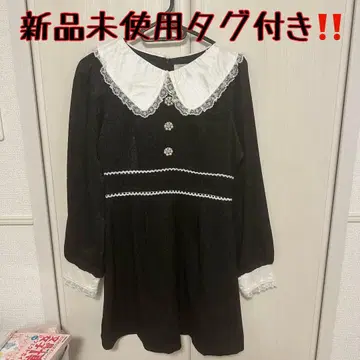 택 포함 미사용 새상품 자카드 레이스 원피스 evelyn 원피스