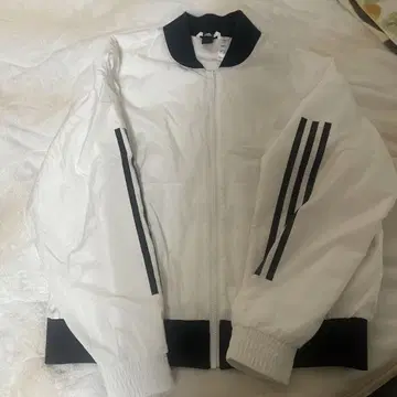 화이트 봄버 자켓 3 스트라이프