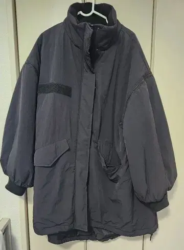 JEANASIS 소매 2WAY M-65 코트 블랙