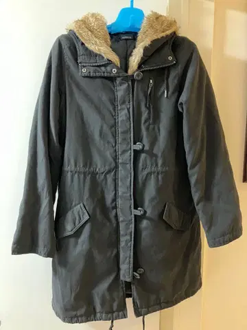 모즈 코트 퍼 달린 후드