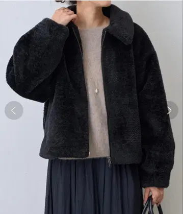 미사용 보아 블루종