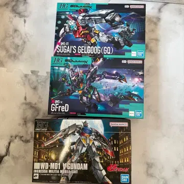 HG 건담 프라모델 세트 GELGOOG (GQ) 외 3종 세트