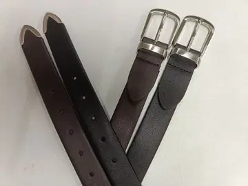 소가죽 벨트 2개 세트 3개 비죠 하운드투스 체크 무쌍
