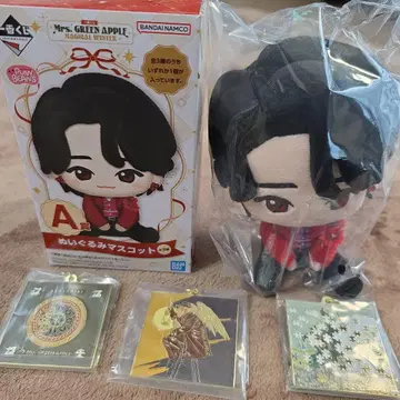 Mrs. GREEN APPLE 미세스 A상 1점 F상 메탈 참 3점 세트