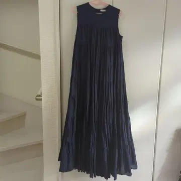 MARIHA 뮤즈 드레스 네이비 36