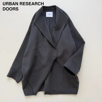 컨디션 최상 어반 리서치 도어스 울 리버 미들 가운 코트