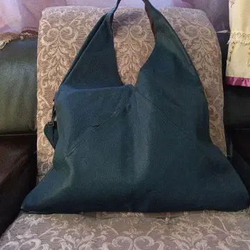천연 가죽 새상품 다크 그린 토트백