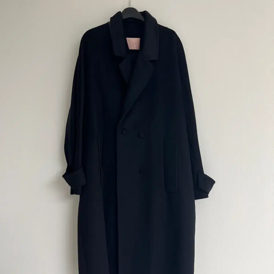 FACADE PATTERN Cashmere Belted Coat M Size on Bunjang Global Site.
