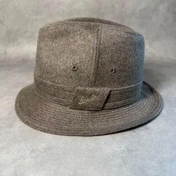 Borsalino 캐시미어 100% 중절모 모자 그레이지 55cm
