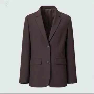 유니클로 테일러드 자켓 브라운 M