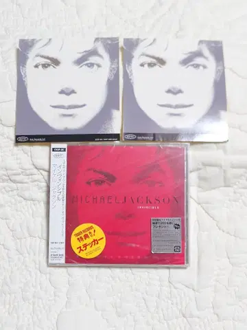 마이클 잭슨 인빈서블 일본 국내반 미개봉