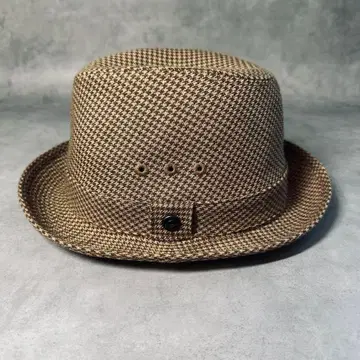 택 포함 새상품 Borsalino 하운드투스 울 100% 중절모 56cm