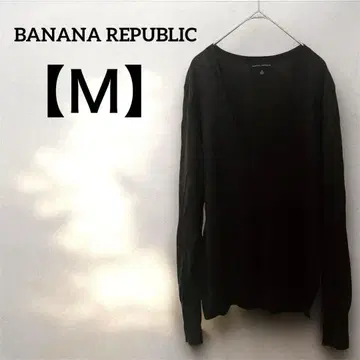 BANANA REPUBLIC [ M ] 블랙 V넥