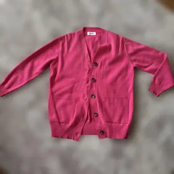미라 워 핑크 버튼 가디건 사이즈 1