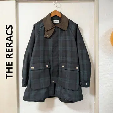 THE RERACS 25AW 낚시 코트 블랙워치 Free