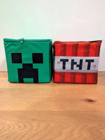마인크래프트 MINECRAFT 수납BOX 밤 & TNT 2개 세트