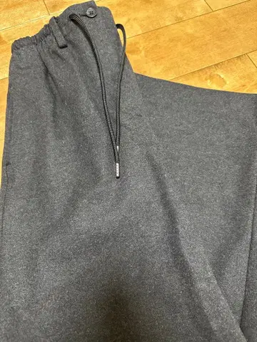 프레셔스 니트 멜톤 이지 와이드 팬츠