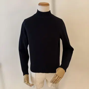 자노네 / 모크넥 니트 / 5 게이지 / 다크 네이비 / 46