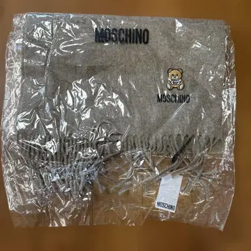미개봉 새상품! MOSCHIN 베어 머플러 브라운