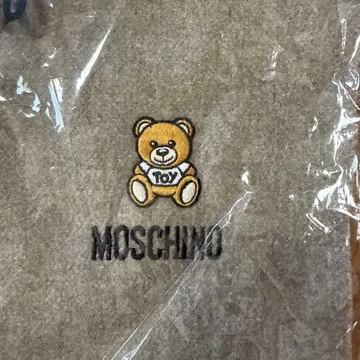 할인 가능! 미개봉 새상품! MOSCHIN 베어 머플러 브라운 갈색