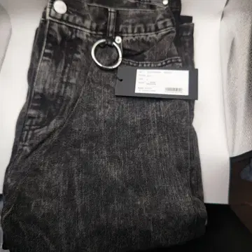 ADER 롤업 빈티지 뷰티풀 스타일 데님 블랙 L