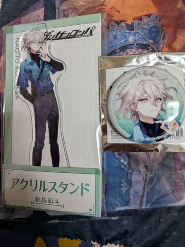 단간론파 로손 아크릴 스탠드 글리터 캔뱃지 코마에다 나기토