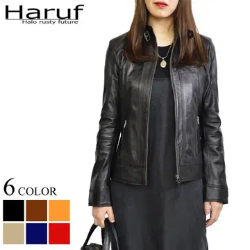 새상품 인기 천연 가죽 가죽 라이더 자켓 여성용 블랙