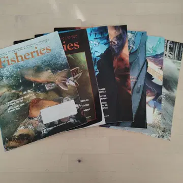 Fisheries 매거진 7권 세트 낚시 물고기 영서 잡지 영어 학습