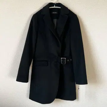 새상품 SCOT CLUB 스콧 클럽 울 코트 벨트 블랙