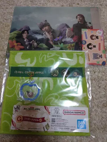 1번 복권 Mrs. GREEN APPLE 굿즈 세트