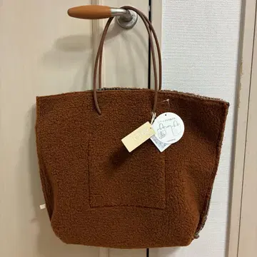 [ 새상품 ] 스튜디오 클립 보아 리버서블 토트 브라운 글렌체크