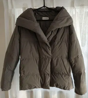 PLST 그레이 다운 자켓 M