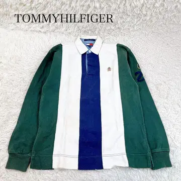 타미힐피거 TOMMY HILFIGER 긴팔 피케 셔츠 남성용 L
