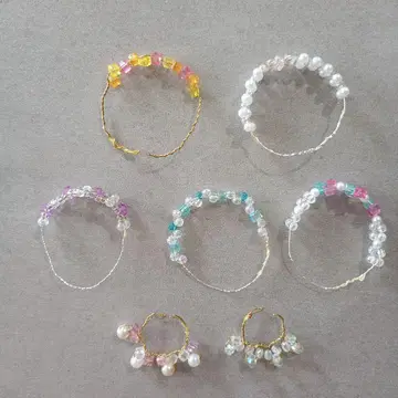 묶음 판매 핸드메이드 인형용 액세서리 티아라 목걸이 비즈