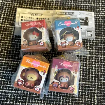 산리오 미니어처 패키지 컬렉션 키티 푸딩 시나몬 쿠로미