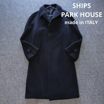 쉽스 별주 이탈리아제 PARK HOUSE 캐시미어 혼방 스텐칼라 코트