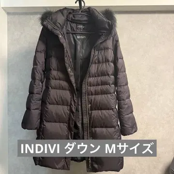 INDIVI 블랙 다운 자켓 38