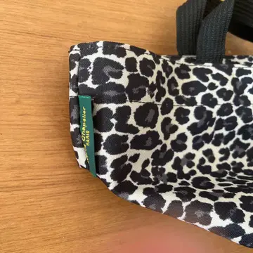 에르베샤 펠리에 레오파드 무늬 토트백