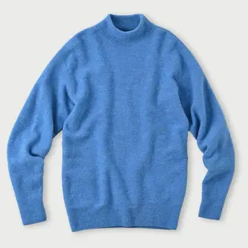 미사용 택 포함 45R US 플로트 융모 908 요크 넥 사이즈 5 블루