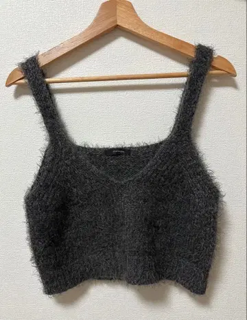 JEANASIS 페더믹스 니트 뷔스티에