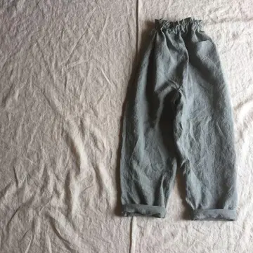 린넨 트윌 몸빼 그레이