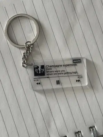 Oasis Champagne Supernova 키링