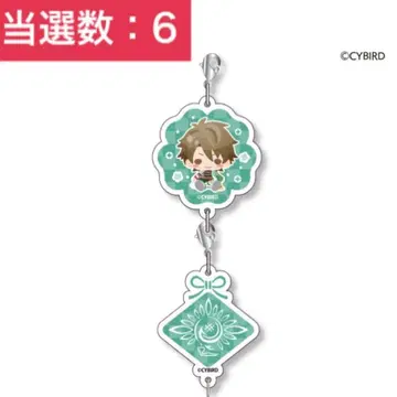 잘생긴 남자 전국 매혹의 무장 복권 챠레쿠지 아크릴 참 세트 히데요시