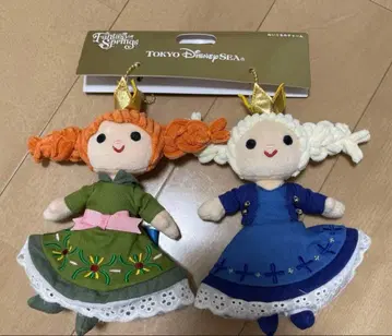 택 포함 새상품 봉제 인형 참 안나 판타지 스프링스 디즈니