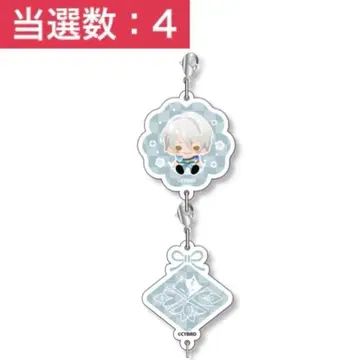 미남 전국 매혹의 무장 복권 챠레쿠지 아크릴 참 세트 미츠히데