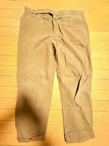 베이지 치노 팬츠 코튼 100% 이탈리아제