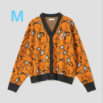 그라니프 M 사이즈 포치타 패턴 자카드 가디건 체인소 맨