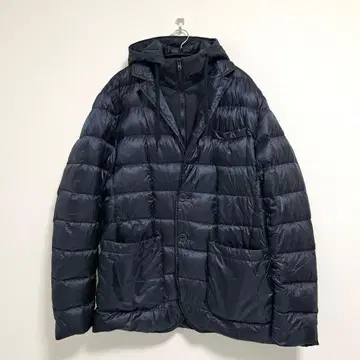 새상품급 HERNO Resort 다운 자켓 2WAY 후드 50